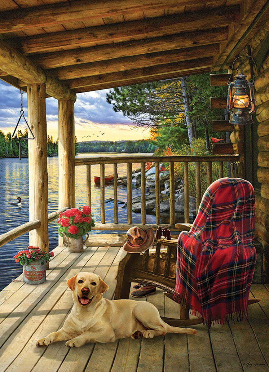 Solve Cabin Porch (Large) jigsaw puzzle online with 204 pieces