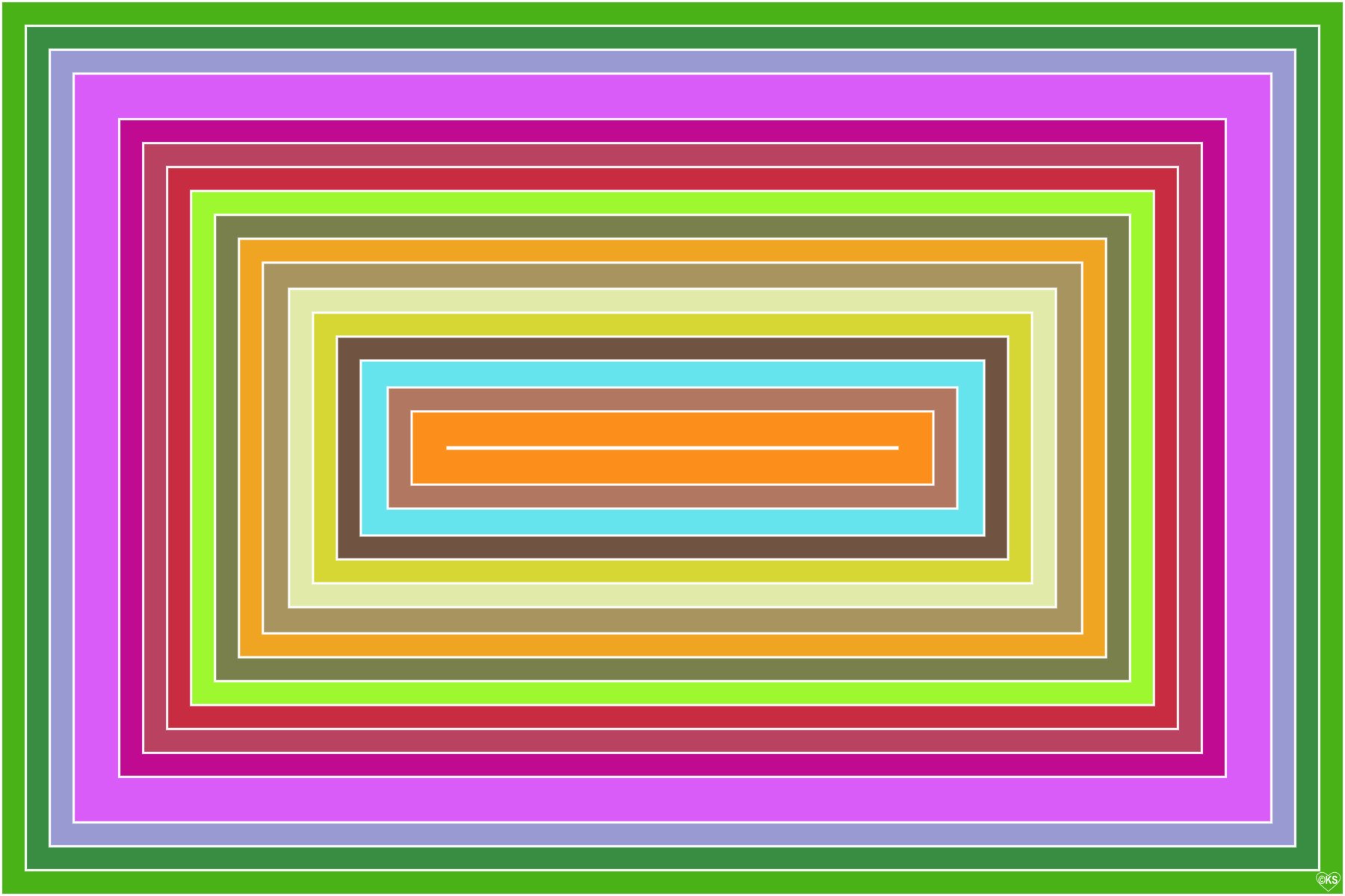 Solve Concentric Rectangles!! ~ H jigsaw puzzle online with 600 pieces