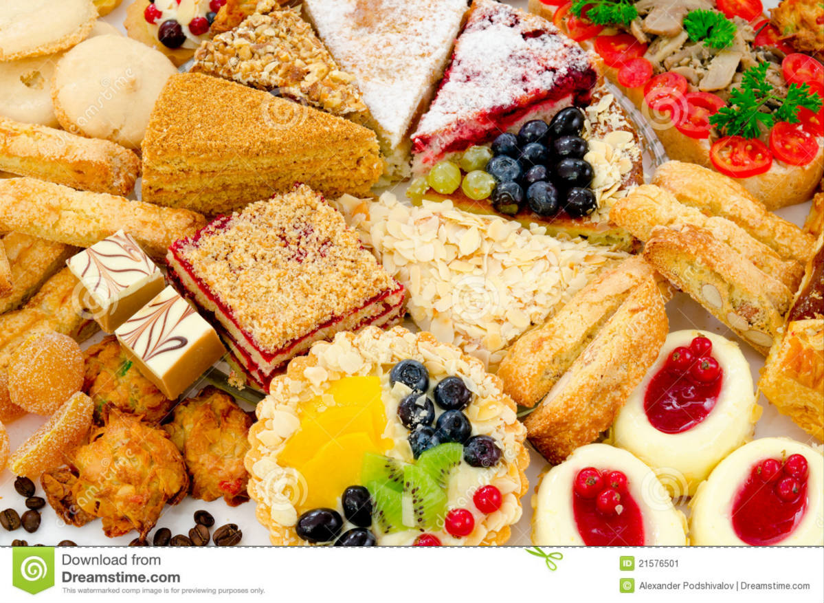 Solve Tasty Pastry jigsaw puzzle online with 48 pieces