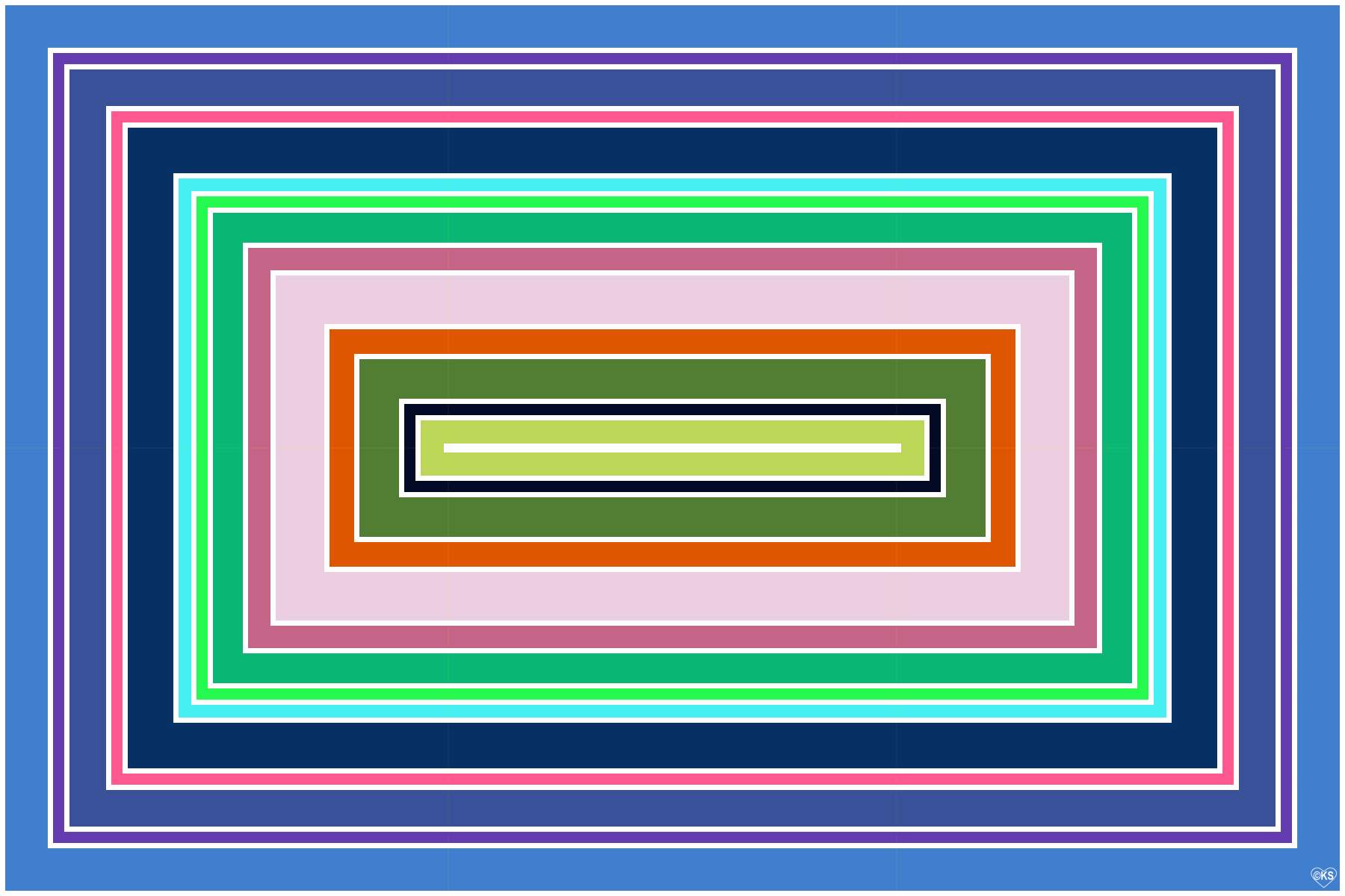 Solve Concentric Rectangles!! ~ H jigsaw puzzle online with 600 pieces