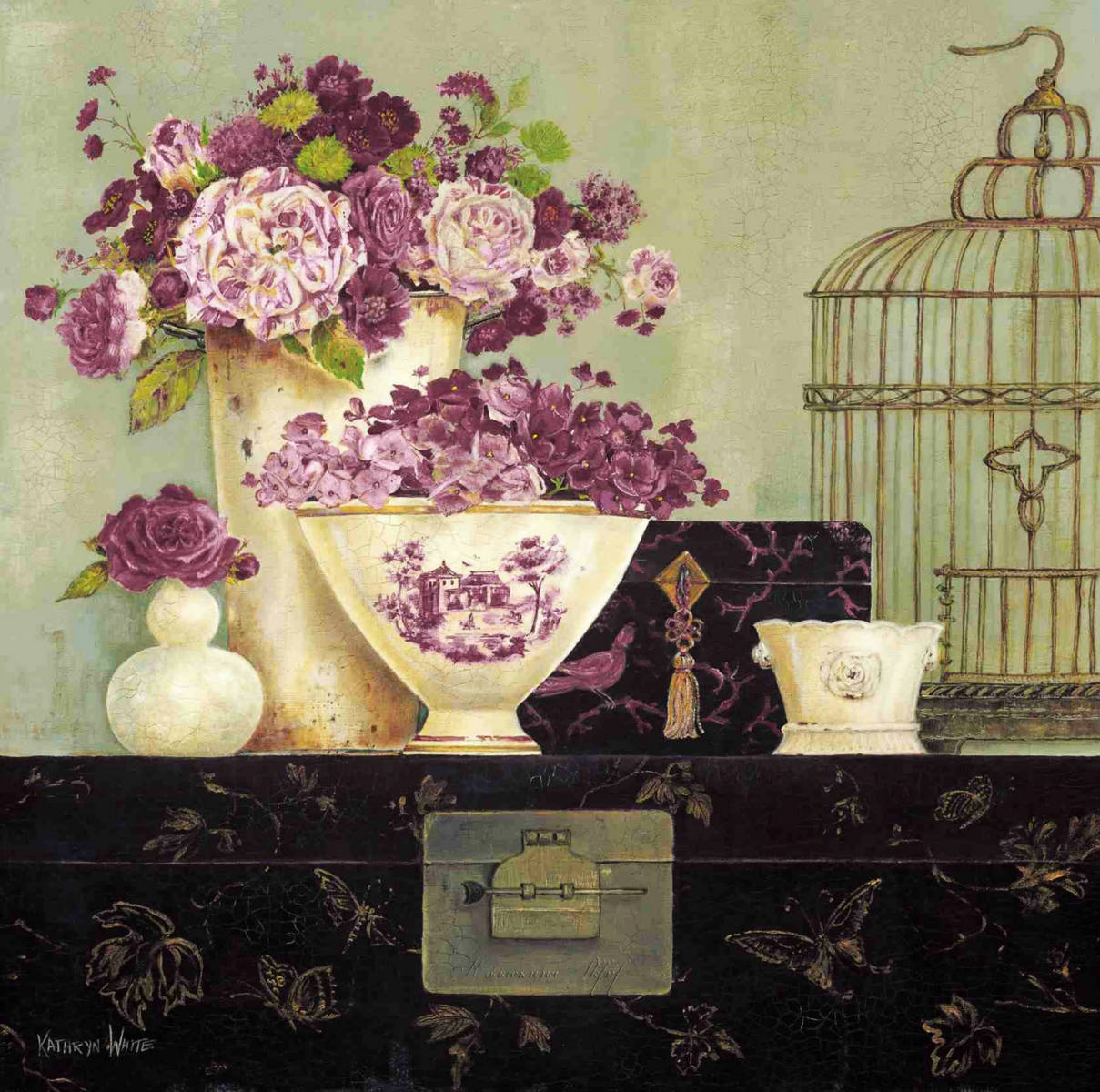 Solve Artist Kathryn White jigsaw puzzle online with 169 pieces