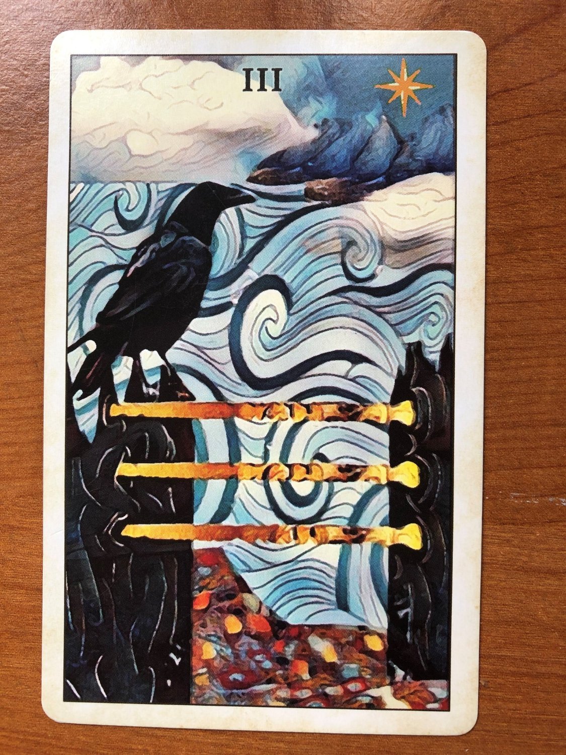 Solve Tarot 25 April jigsaw puzzle online with 48 pieces