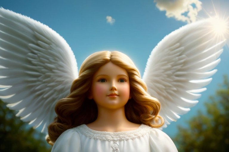 Solve Angel jigsaw puzzle online with 96 pieces