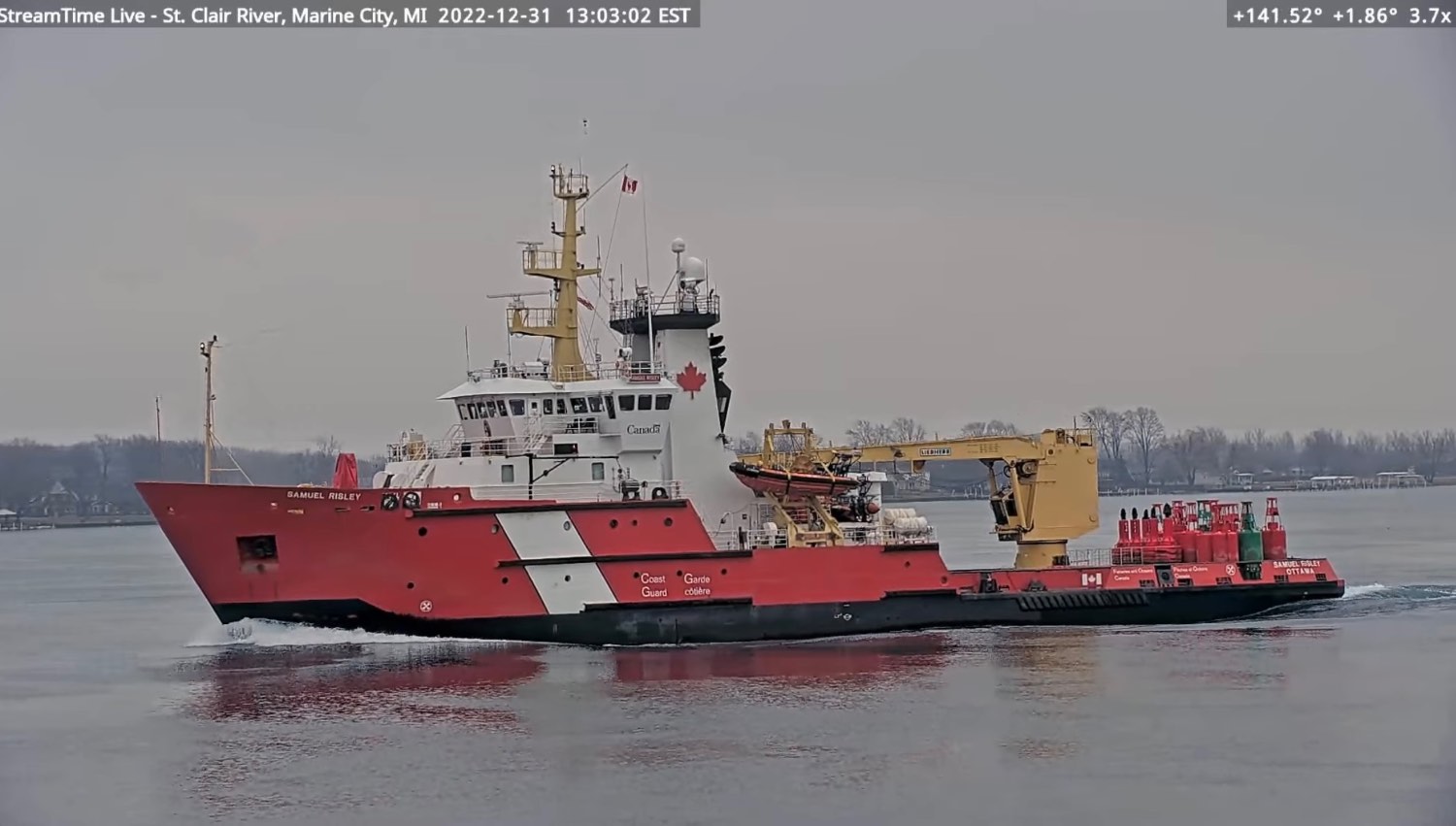Solve CCGS Samuel Risley, Marine City, December 31, 2022 jigsaw puzzle ...