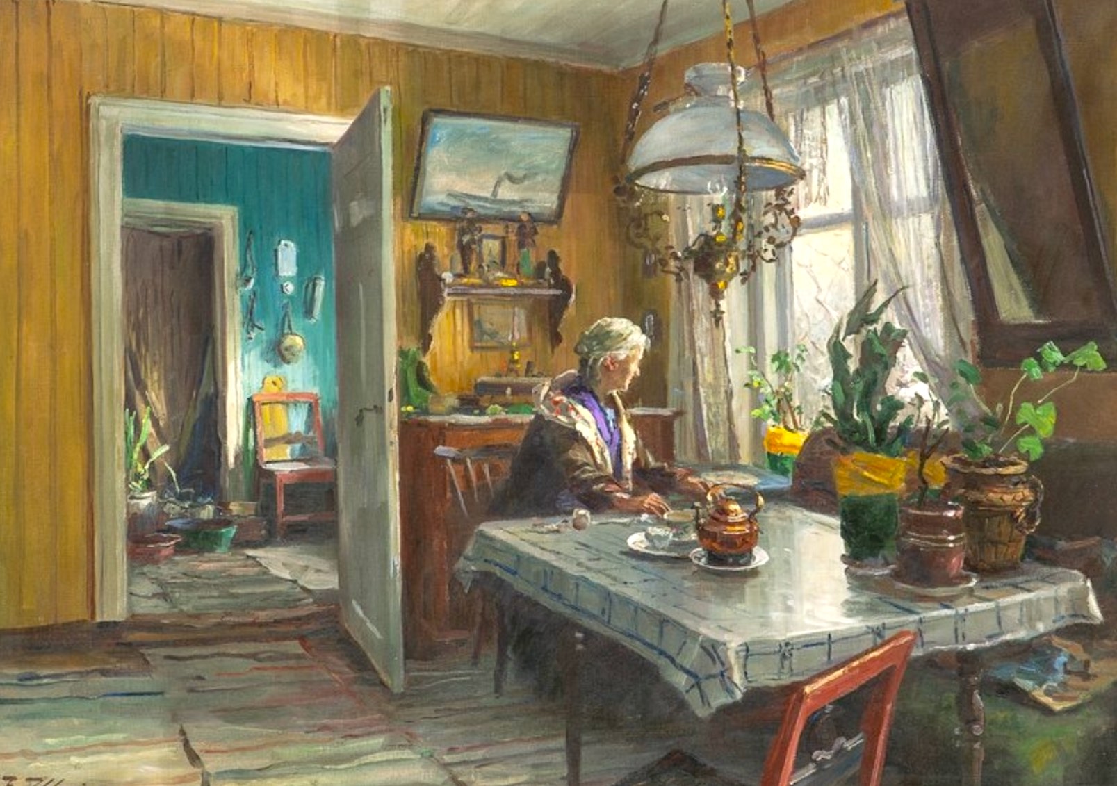 Solve Even Ulving (Norwegian, 1863–1952), Woman in Interior jigsaw ...