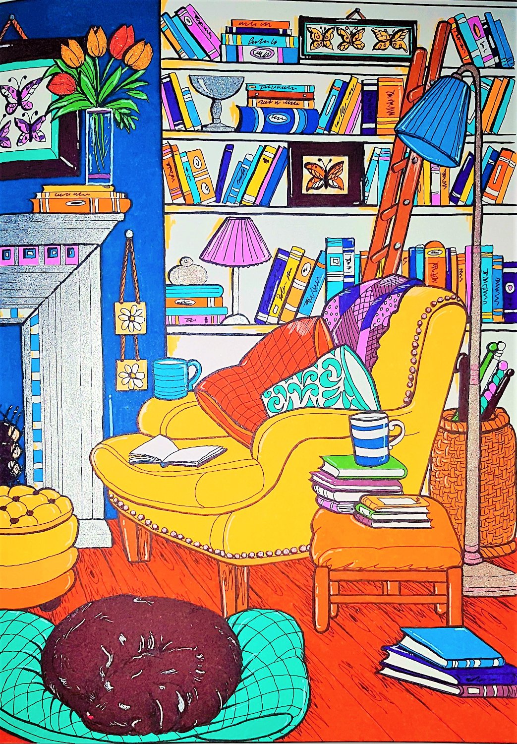 Solve Canary Yellow Chair jigsaw puzzle online with 600 pieces