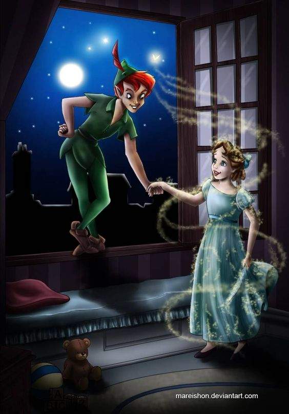 Solve Peter pan and wendy jigsaw puzzle online with 117 pieces