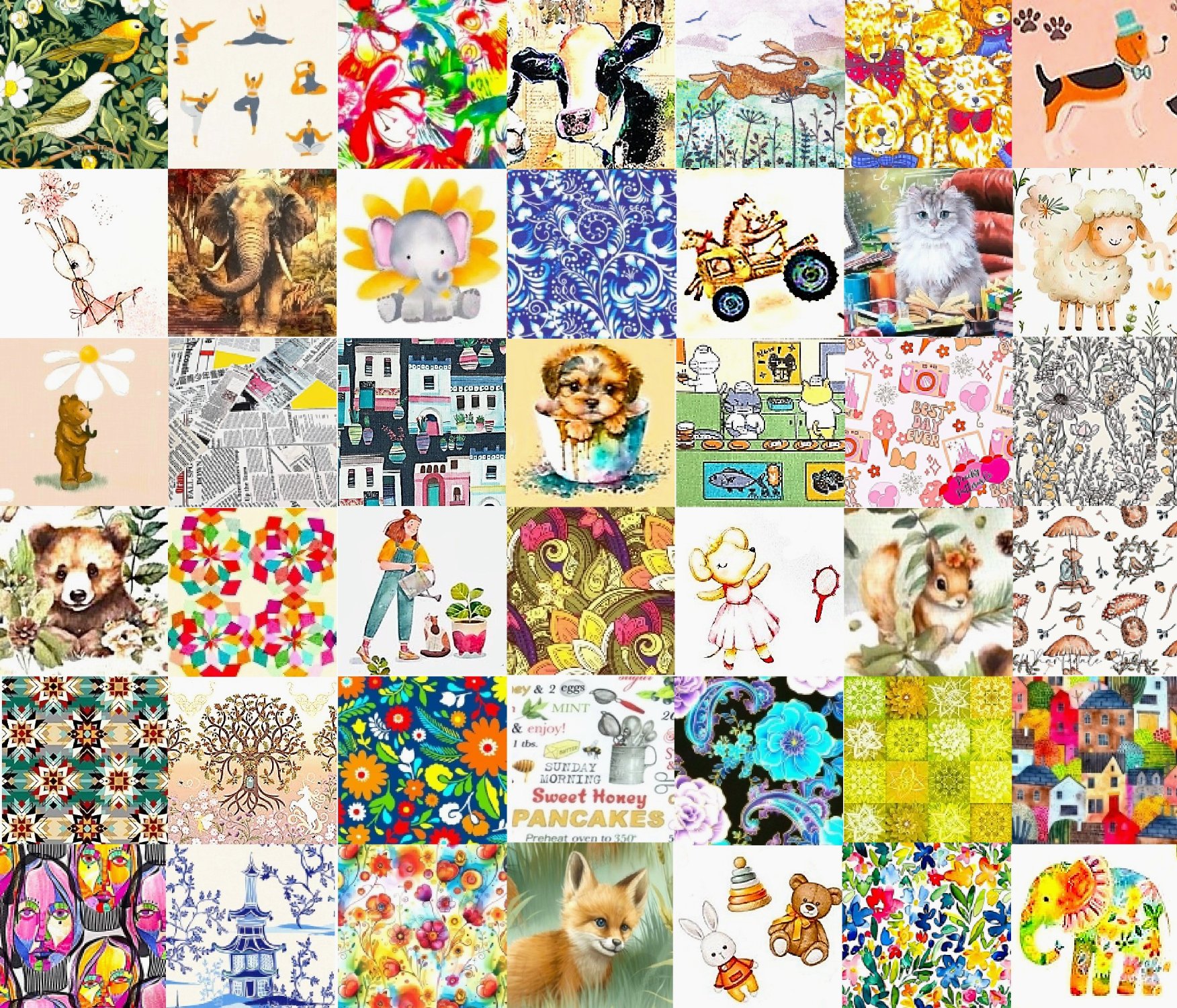 Solve PATCHWORK DIGITAL 10 jigsaw puzzle online with 378 pieces