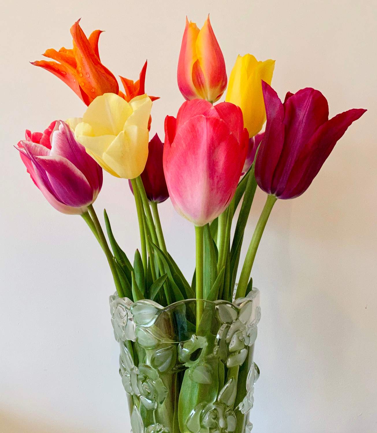 Solve Tulips in a Vase jigsaw puzzle online with 195 pieces