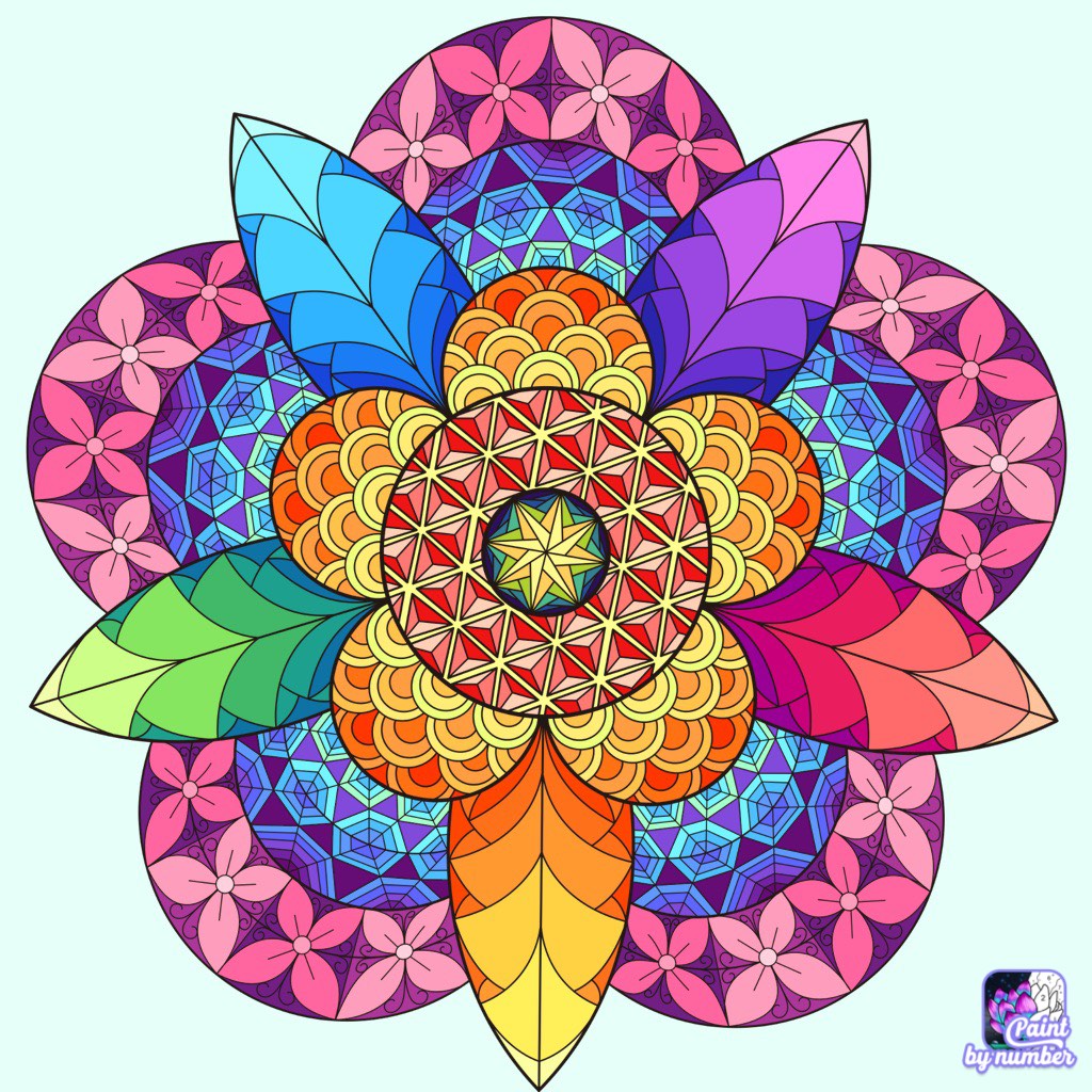 Solve Paint by number jigsaw puzzle online with 100 pieces