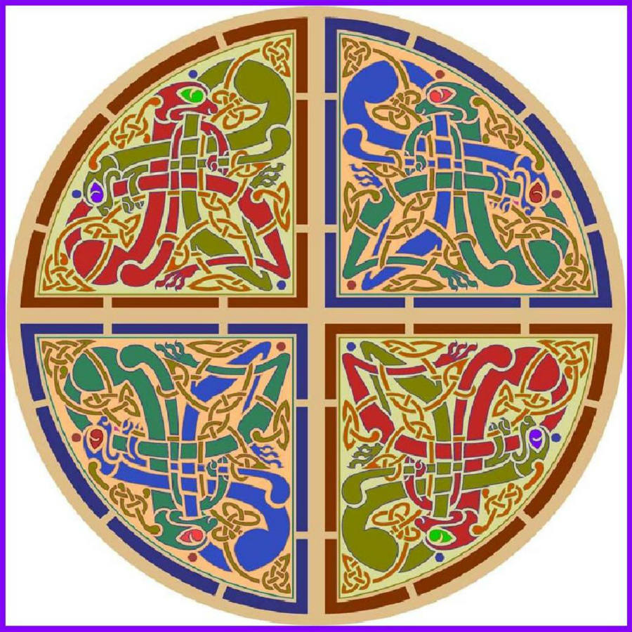 Puzzel | 81 stukjes | Stained Glass Patterns | Jigidi