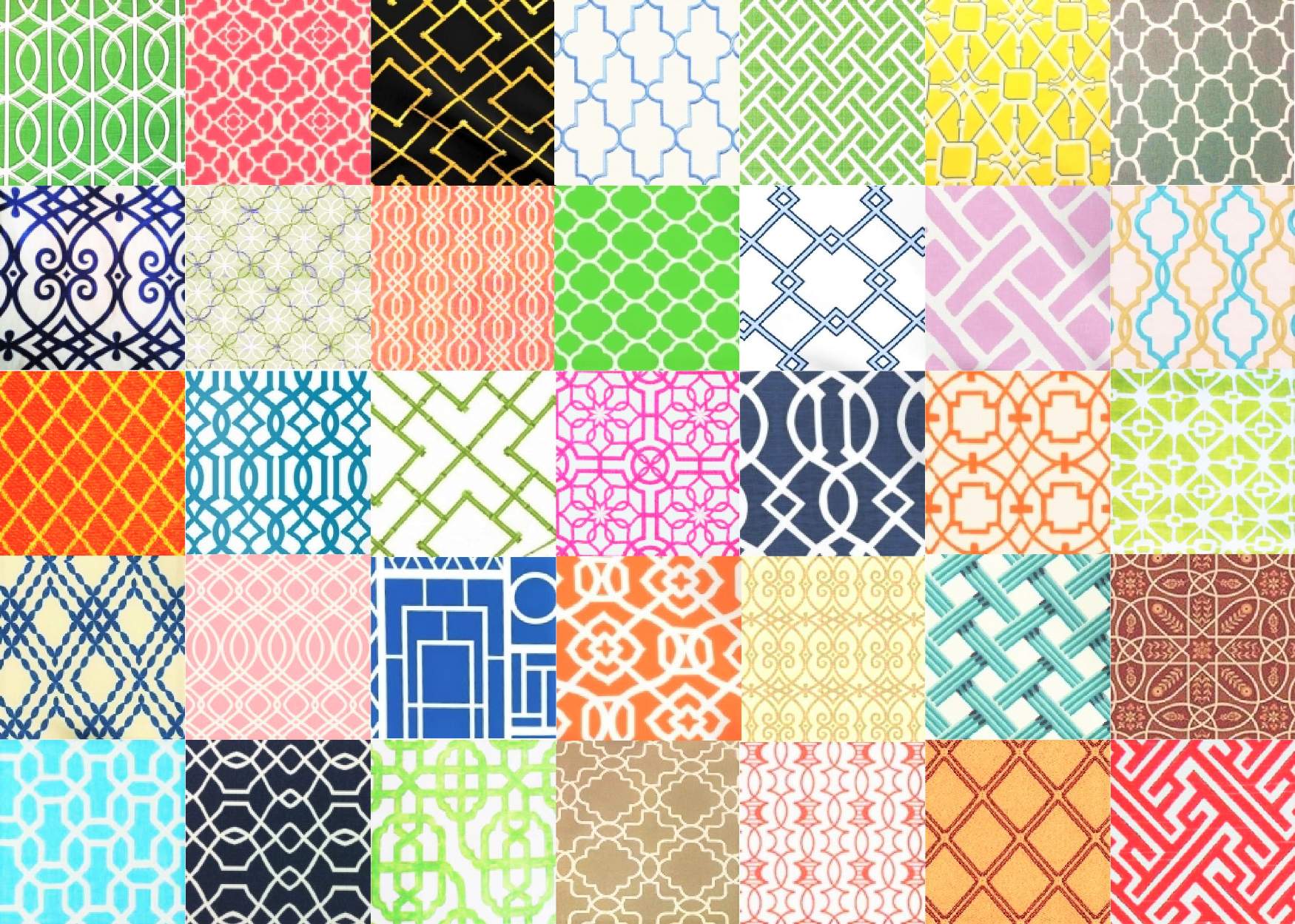 Solve PATCHWORK TRELLIS jigsaw puzzle online with 140 pieces