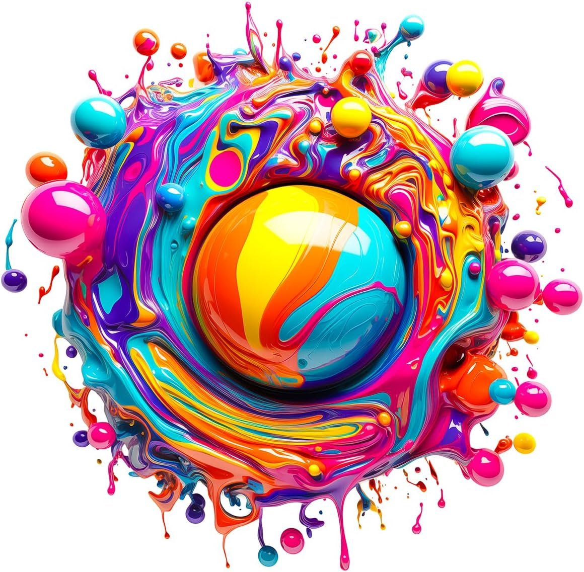 Jigsaw Puzzle | 306 pieces | Paint Splashes | Jigidi