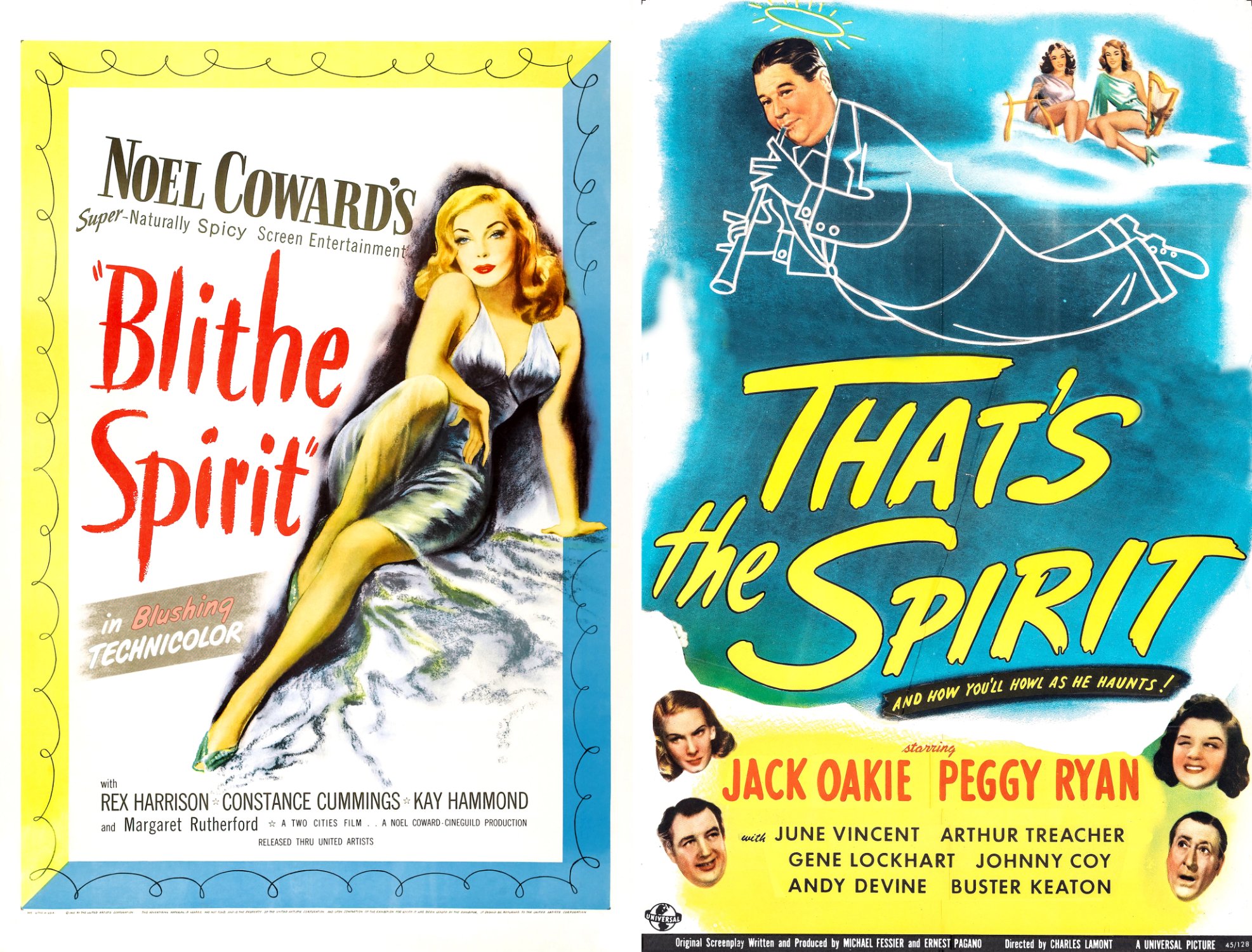 Solve Blithe Spirit ~ 1948 and That's the Spirit ~ 1945 jigsaw puzzle ...