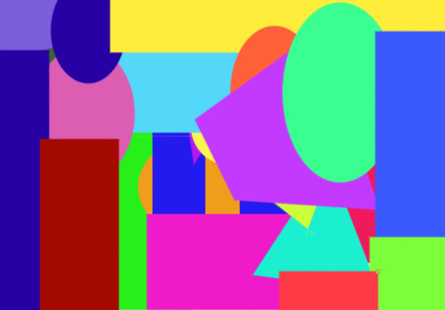 Solve Color and shapes 01 jigsaw puzzle online with 88 pieces