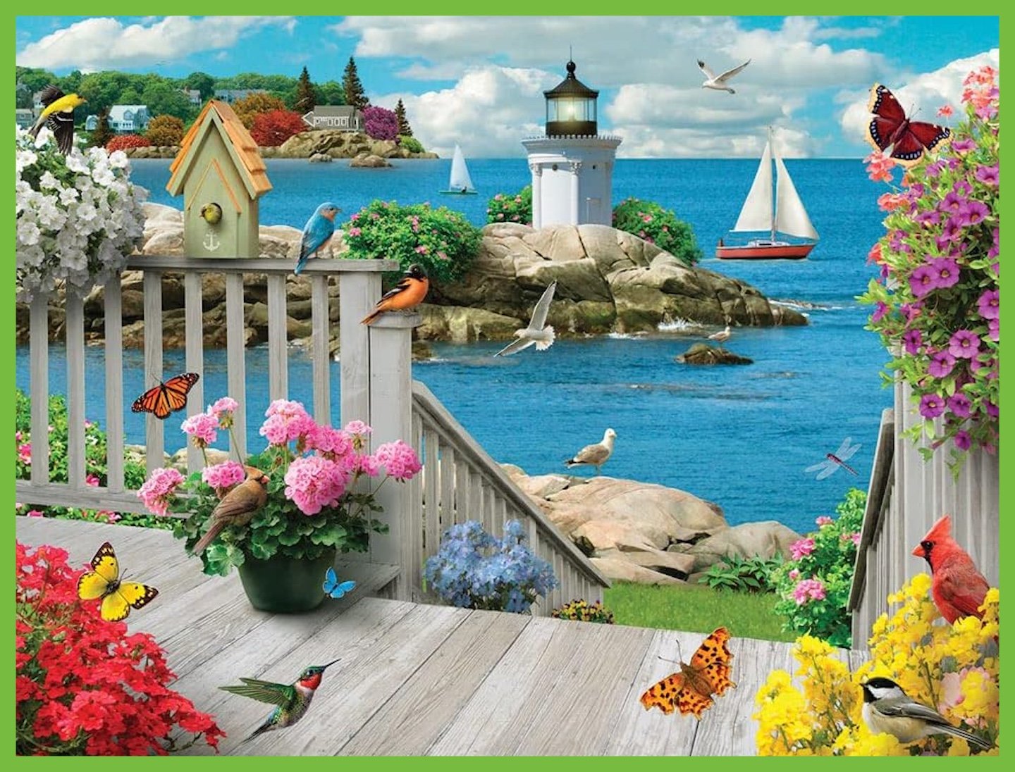 Solve Porch View jigsaw puzzle online with 352 pieces