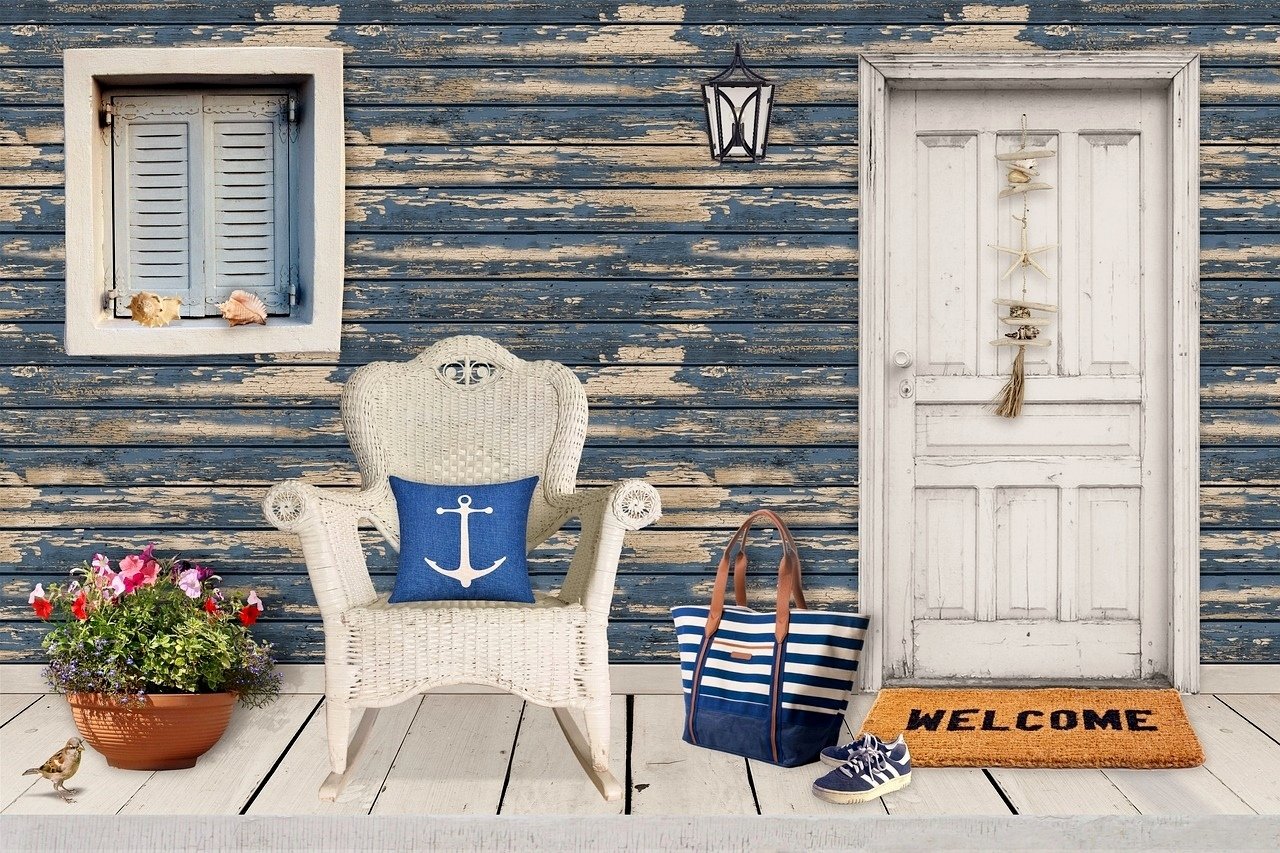 Solve Summer Cottage Porch. resizable 12 to 294 pieces jigsaw puzzle ...