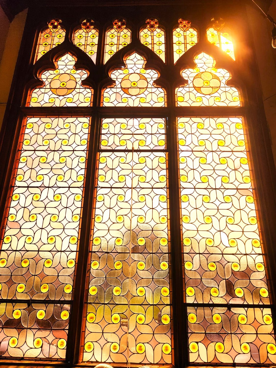 Solve Stained Glass Window, Elberon Memorial Church, Long Branch, NJ jigsaw puzzle online with