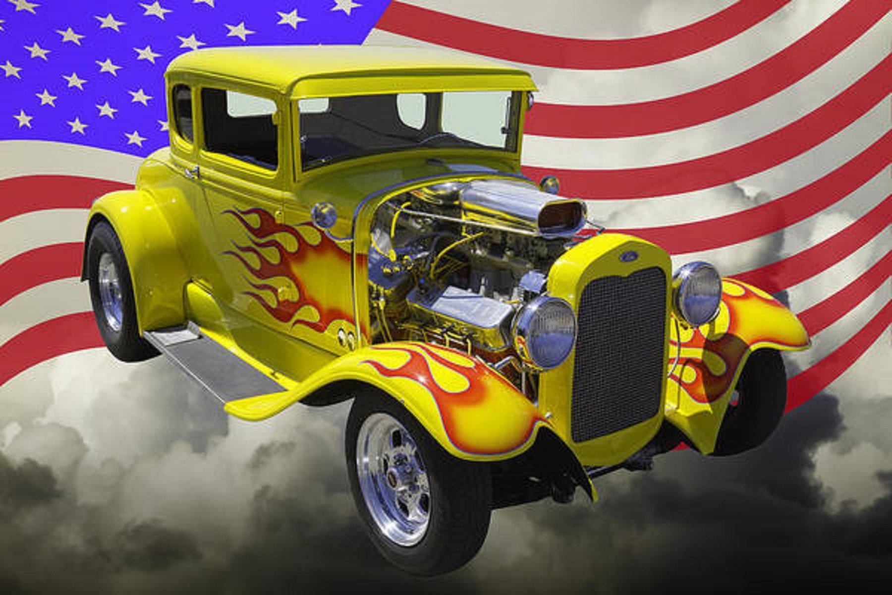 Solve Keith ber 1930 Model A Hot Rod jigsaw puzzle online with 70