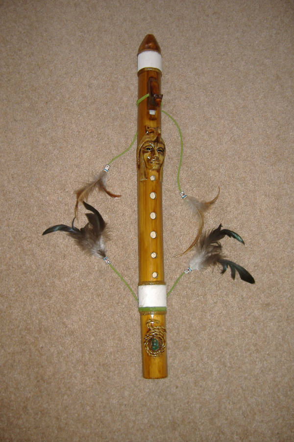 Solve Music Instrument Indian Flute jigsaw puzzle online with 24 pieces