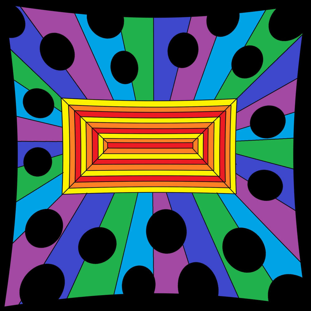 Solve Flying Dots jigsaw puzzle online with 100 pieces