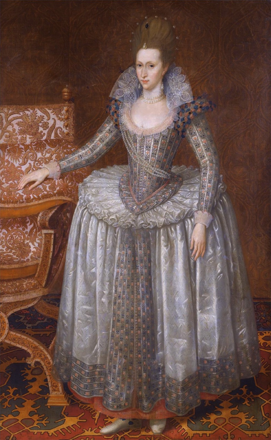 Solve Portrait of Anne of Denmark, John de Critz, ca. 1605-1610 jigsaw ...