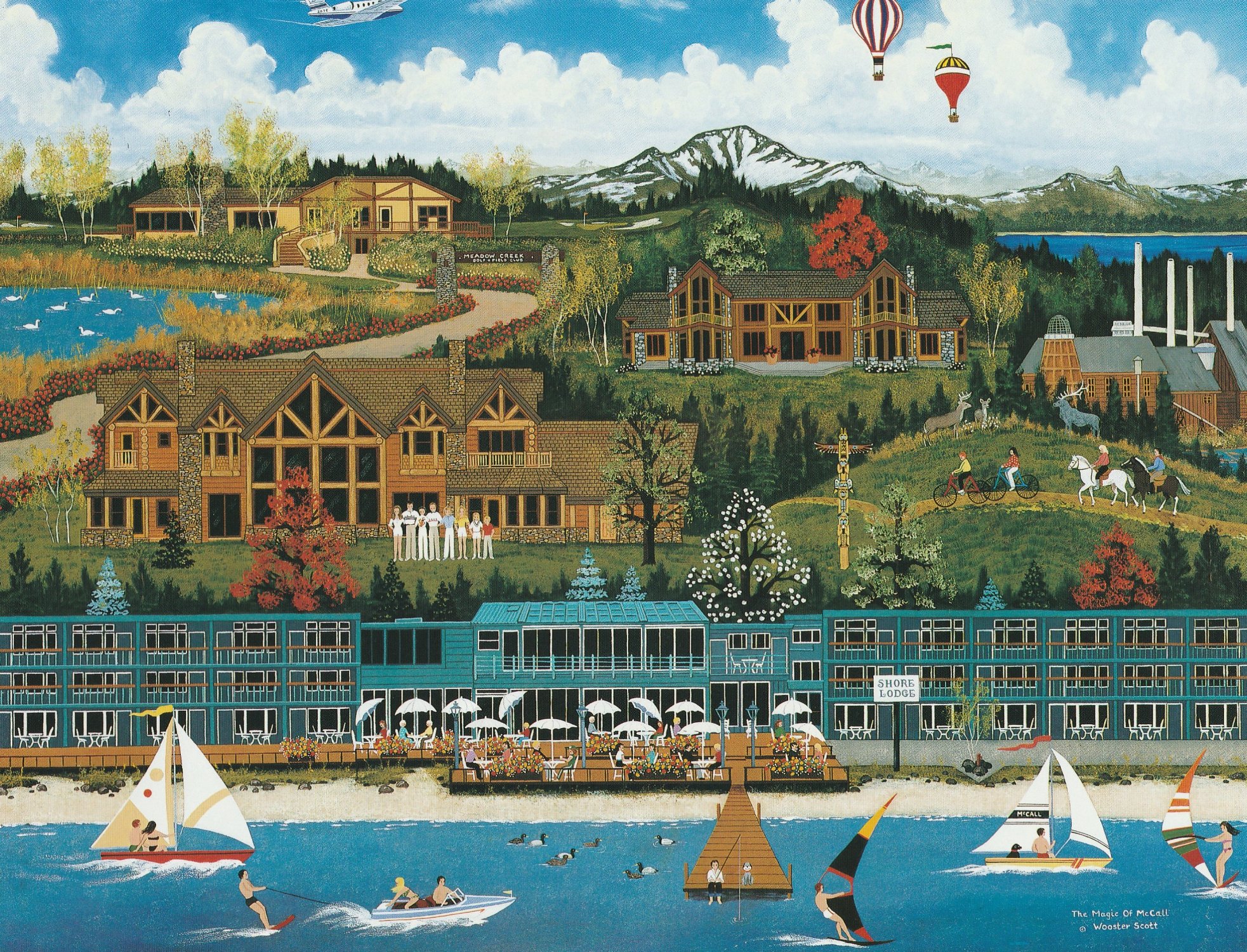 Puzzle 192 pièces Magic of McCall {Jane Wooster Scott} Jigidi