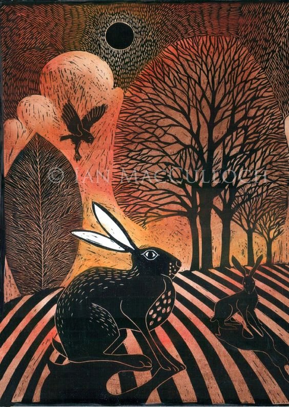 Solve Rabbit jigsaw puzzle online with 70 pieces