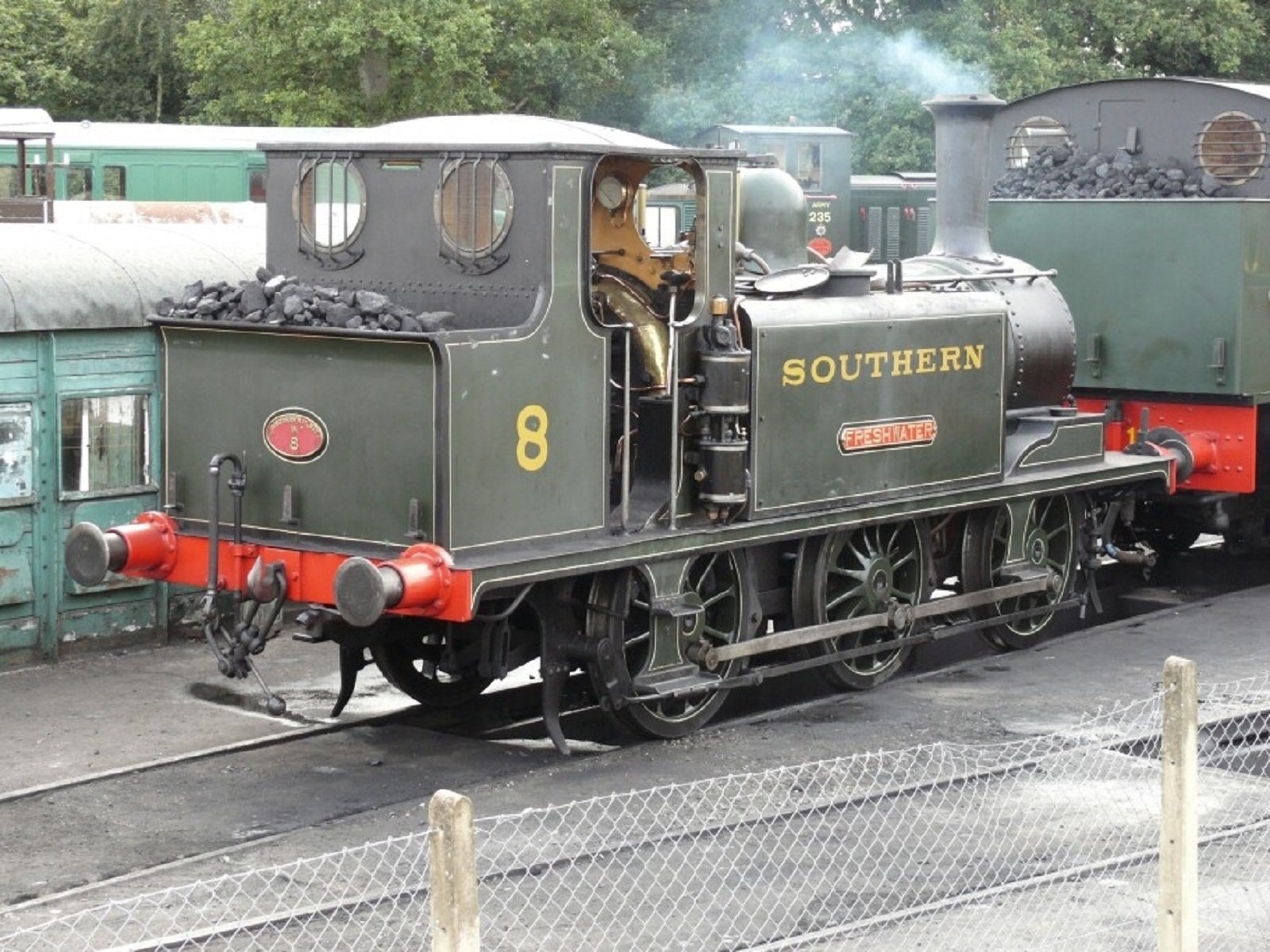 Solve LB&SCR A1X Class 0-6-0T W8 Freshwater at Haven Street. jigsaw ...