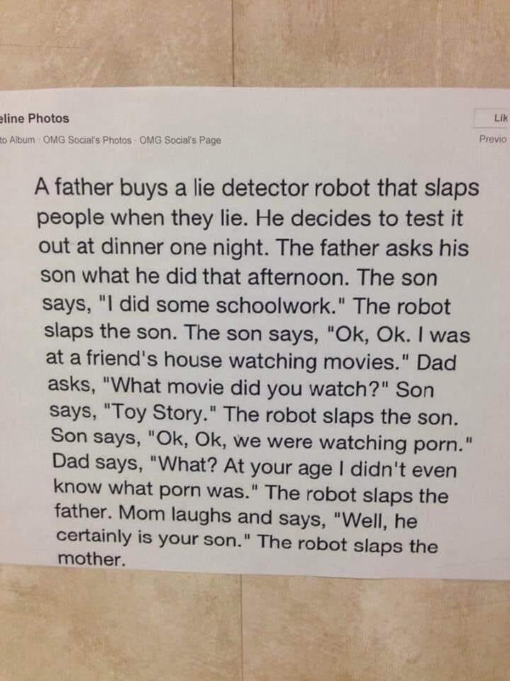 Solve Joke jigsaw puzzle online with 108 pieces