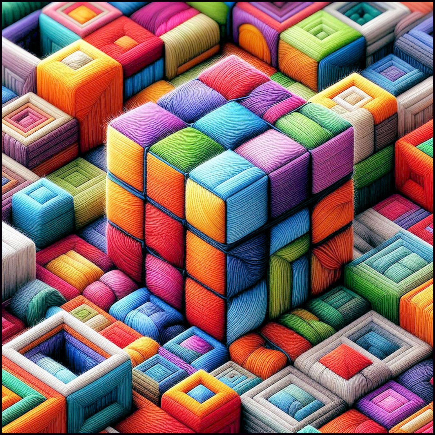 Solving Blocks Solve BLOCKS ON BLOCKS jigsaw puzzle online with 100 pieces