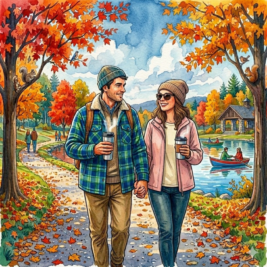 Solve [0429-3] A Walk in the Park jigsaw puzzle online with 121 pieces