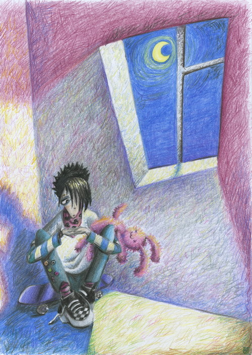 Solve lonely emo jigsaw puzzle online with 54 pieces Solve lonely emo jigsaw puzzle online with 54 pieces