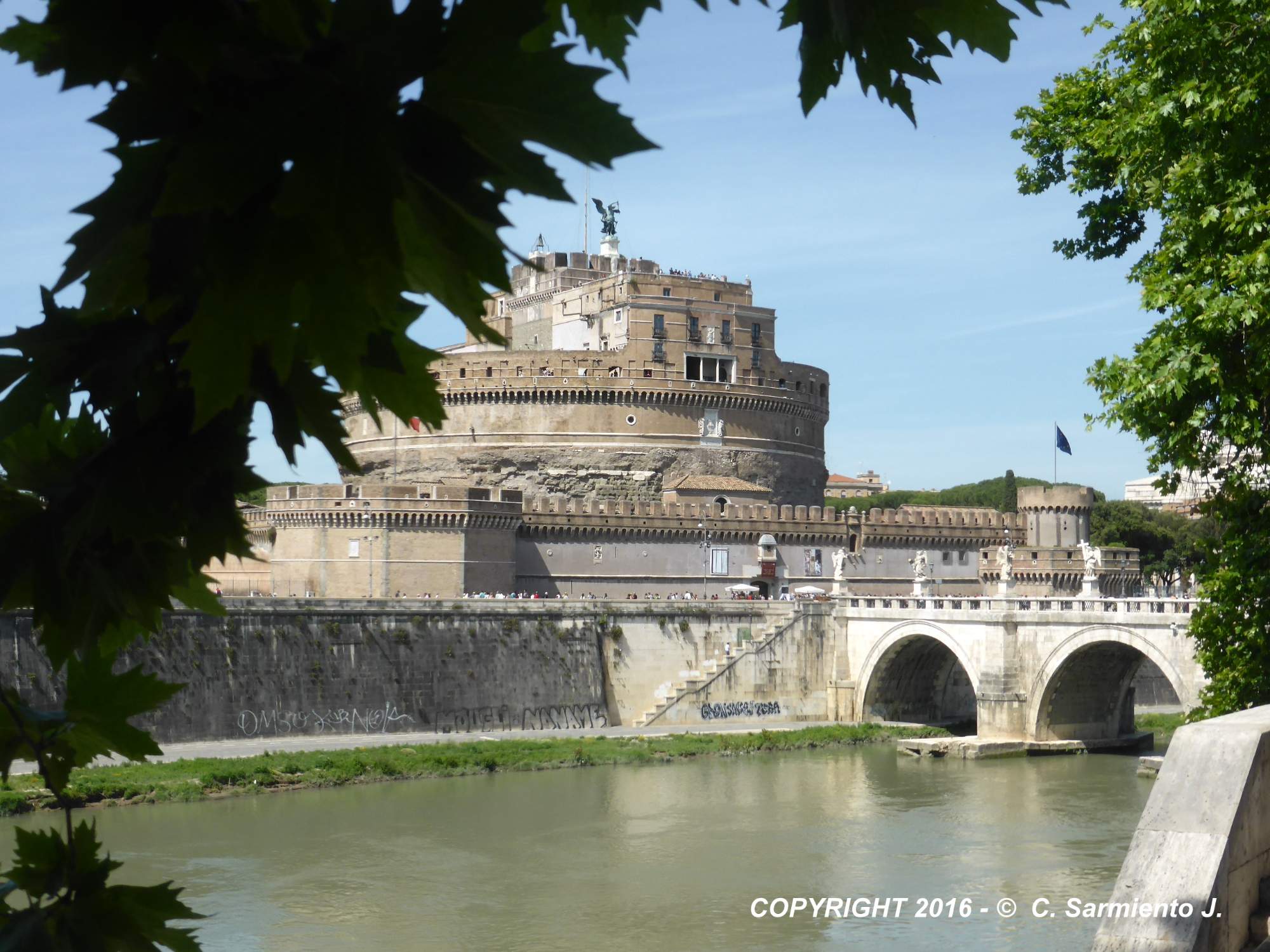 Puzzle 432 pièces ITALY Rome Castel Sant'Angelo and Ponte Sant