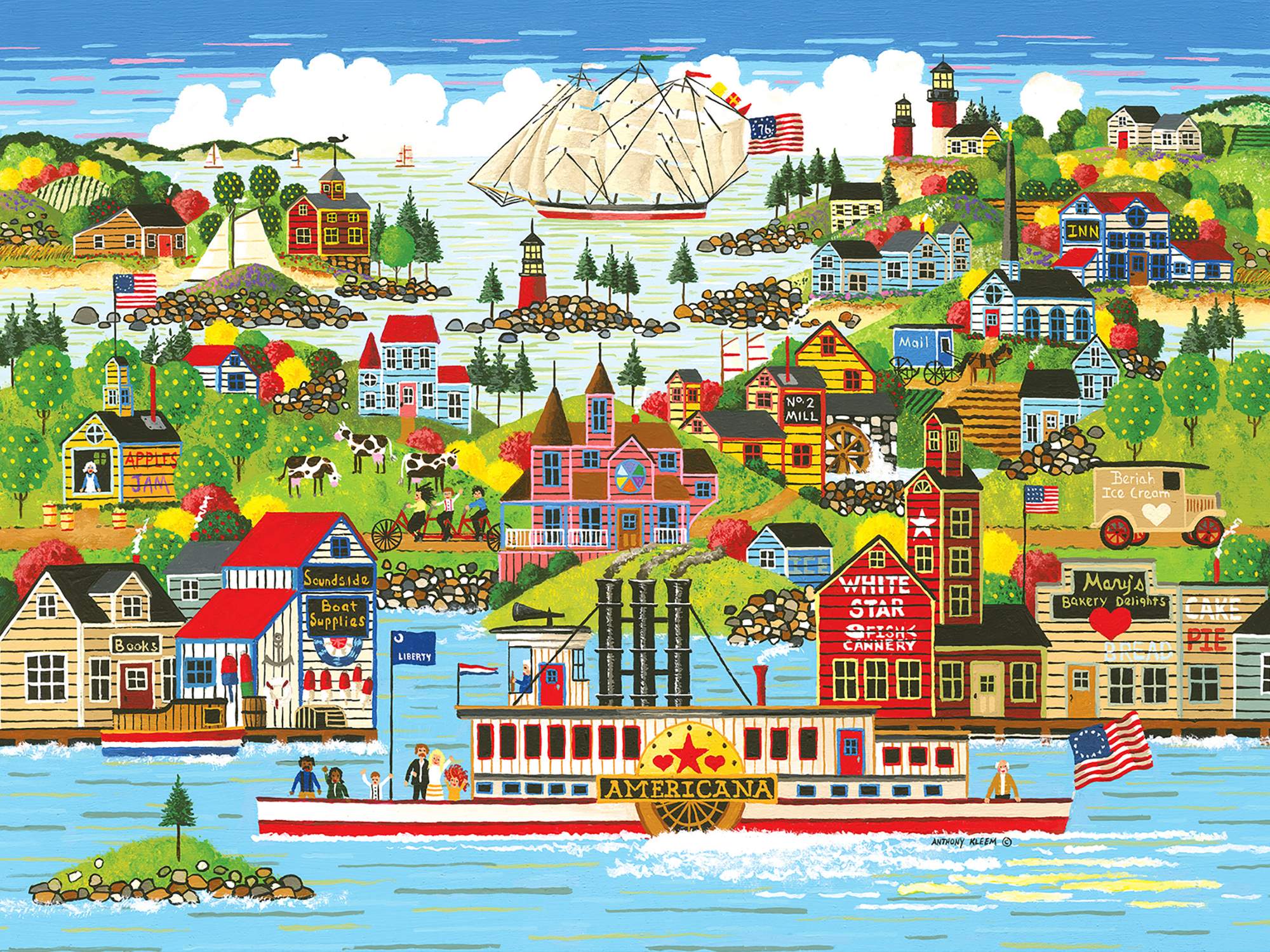 Solve The Americana jigsaw puzzle online with 352 pieces