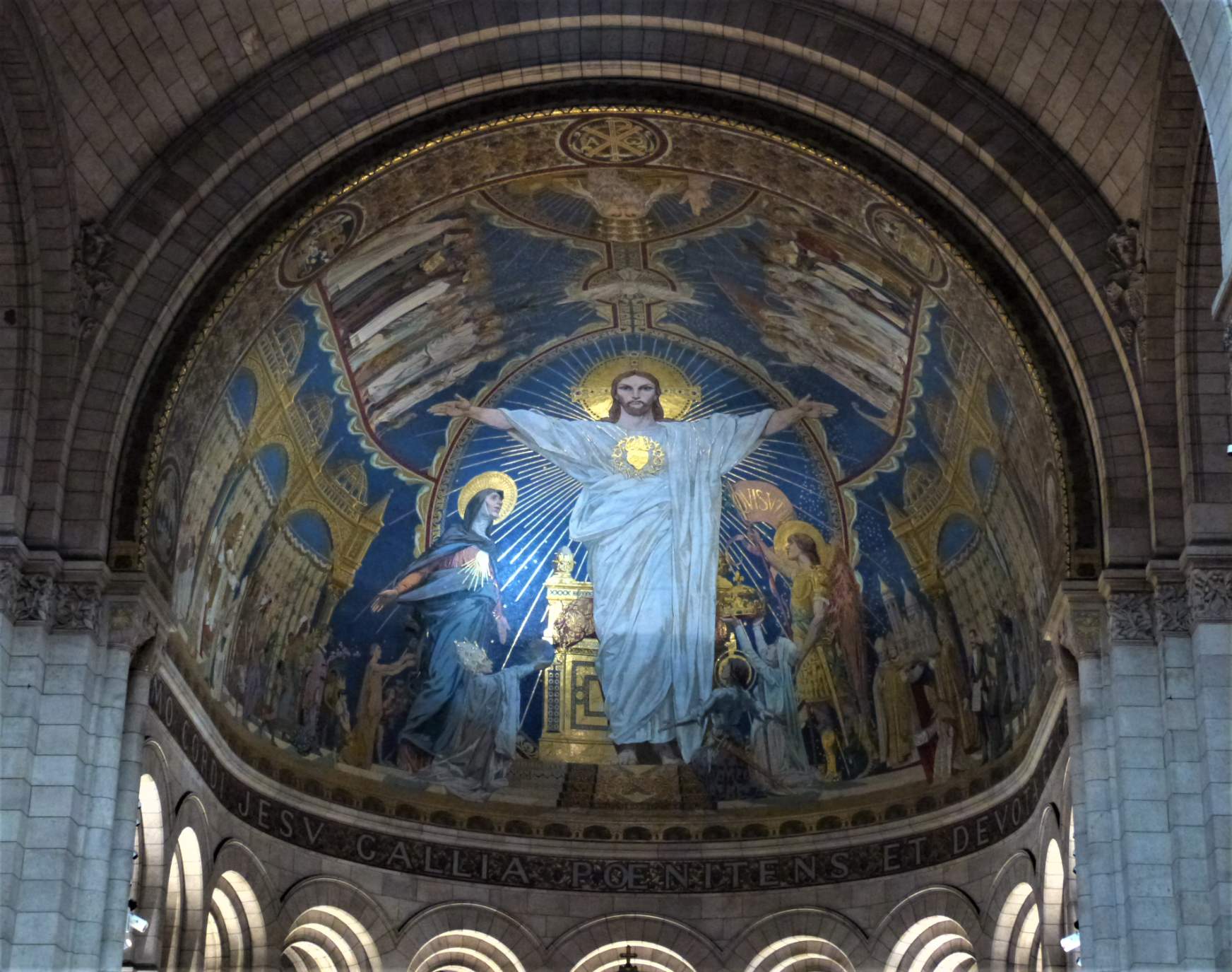 Basilica Sacre Coeur in Montmartre in Paris, France