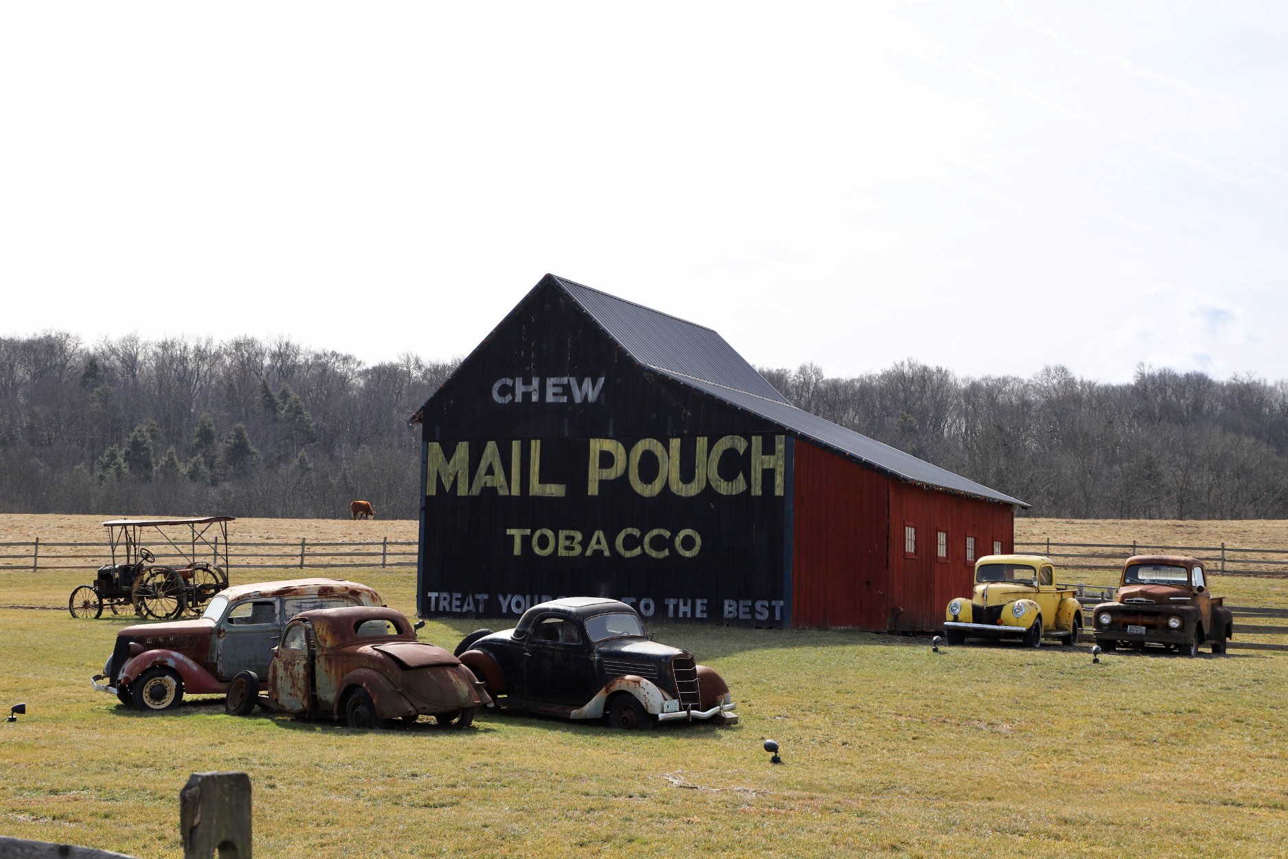 Solve Chew Mail Pouch Tobacco Barn 2 jigsaw puzzle online with 150 pieces