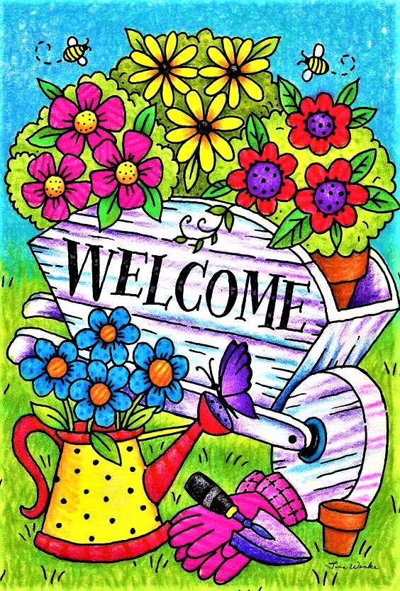 Welcom Spring Puzzle Solve Welcome Spring jigsaw puzzle online with 54 pieces