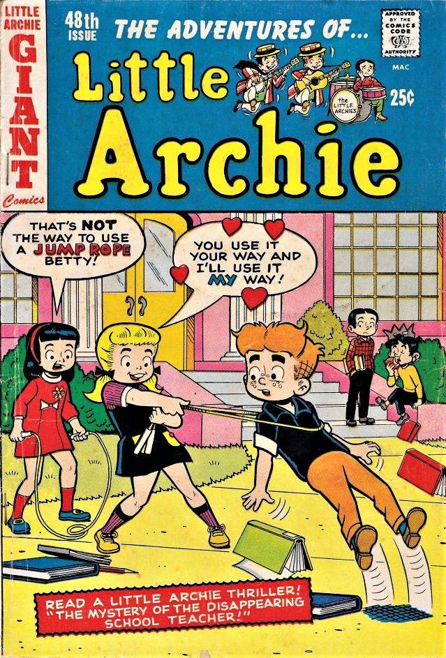 Solve Little Archie: Jump Rope jigsaw puzzle online with 96 pieces