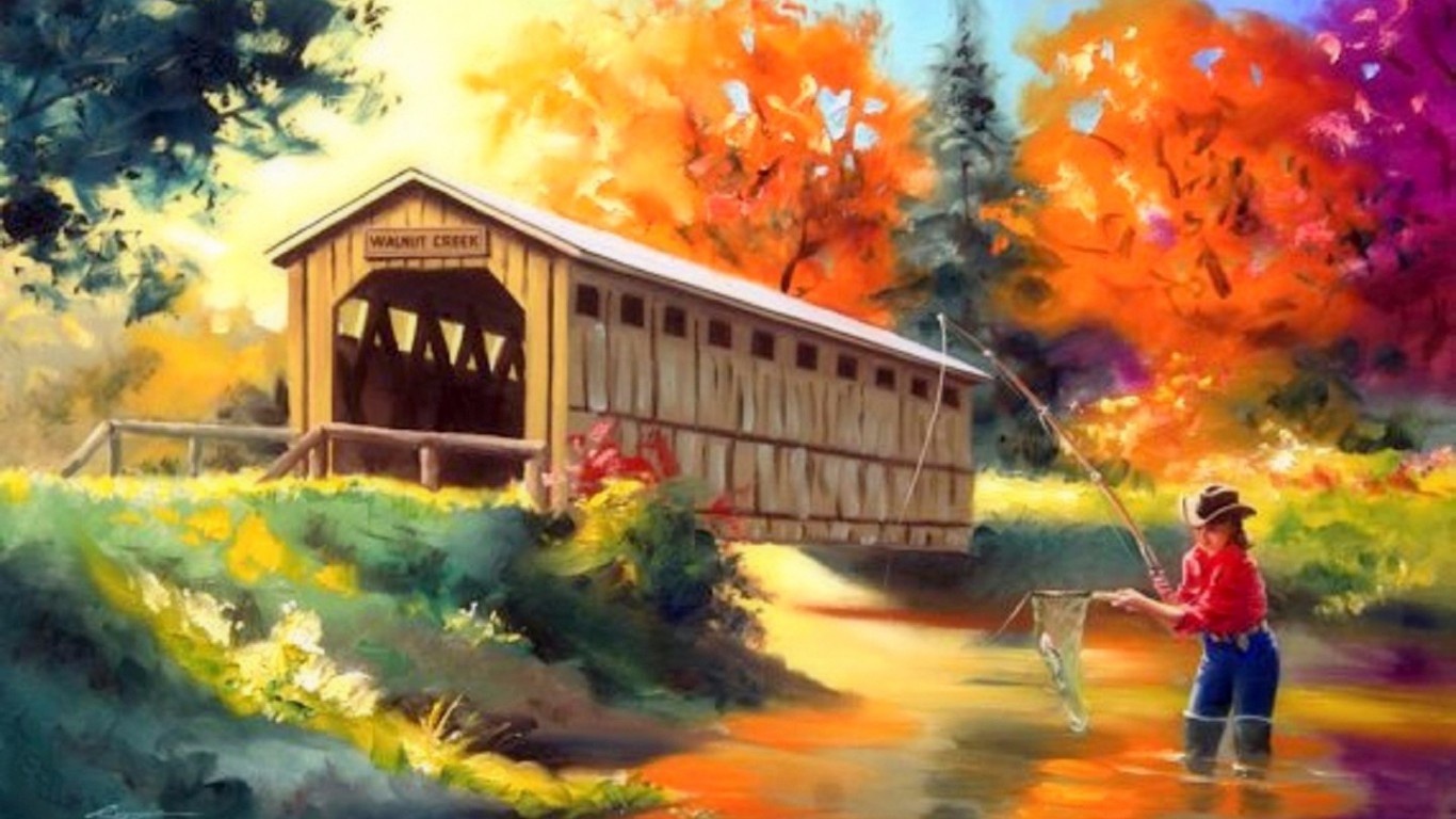 Solve bridges-autumn-bridge-river-nature-fall-photo-wallpaper-hd-fall ...