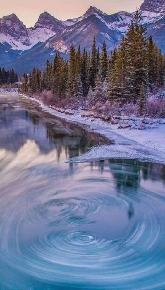 Solve Winter Whirlpool jigsaw puzzle online with 104 pieces Solve Winter Whirlpool jigsaw puzzle online with 104 pieces