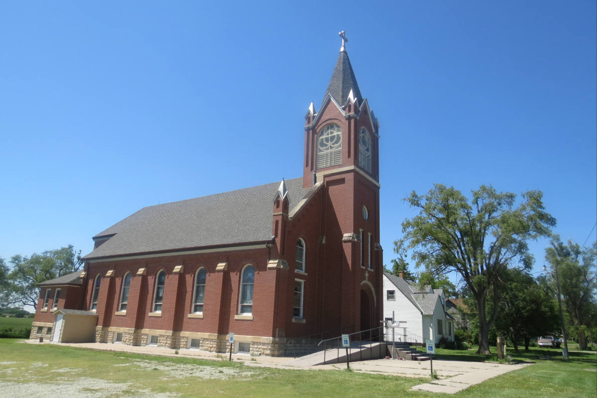 Solve Sacred Heart Catholic Church In Esbon Kansas Jigsaw Puzzle solve-sacred-heart-catholic-church-in-esbon-kansas-jigsaw-puzzle