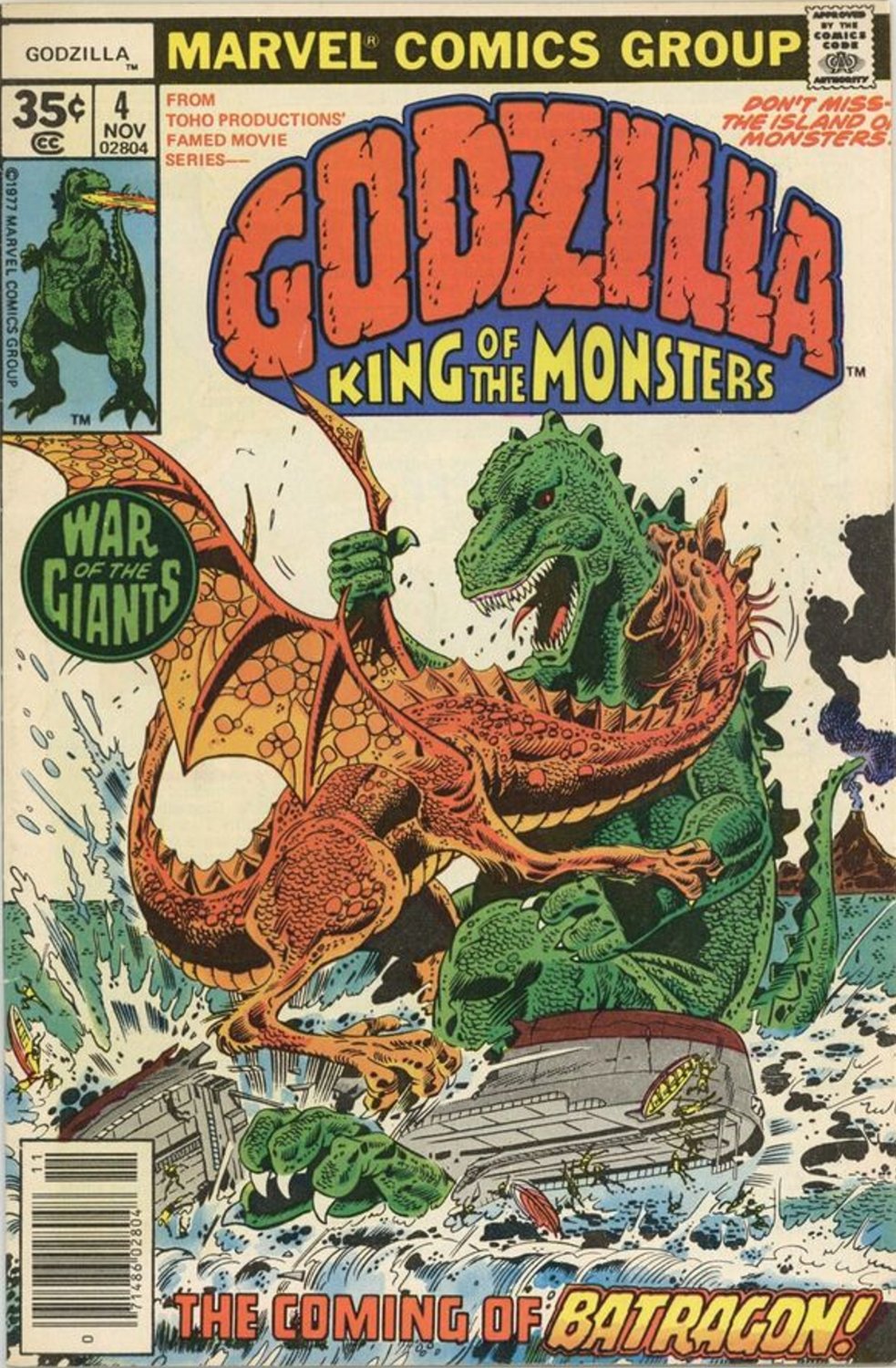 Solve Godzilla Issue 4 1977 jigsaw puzzle online with 150 pieces
