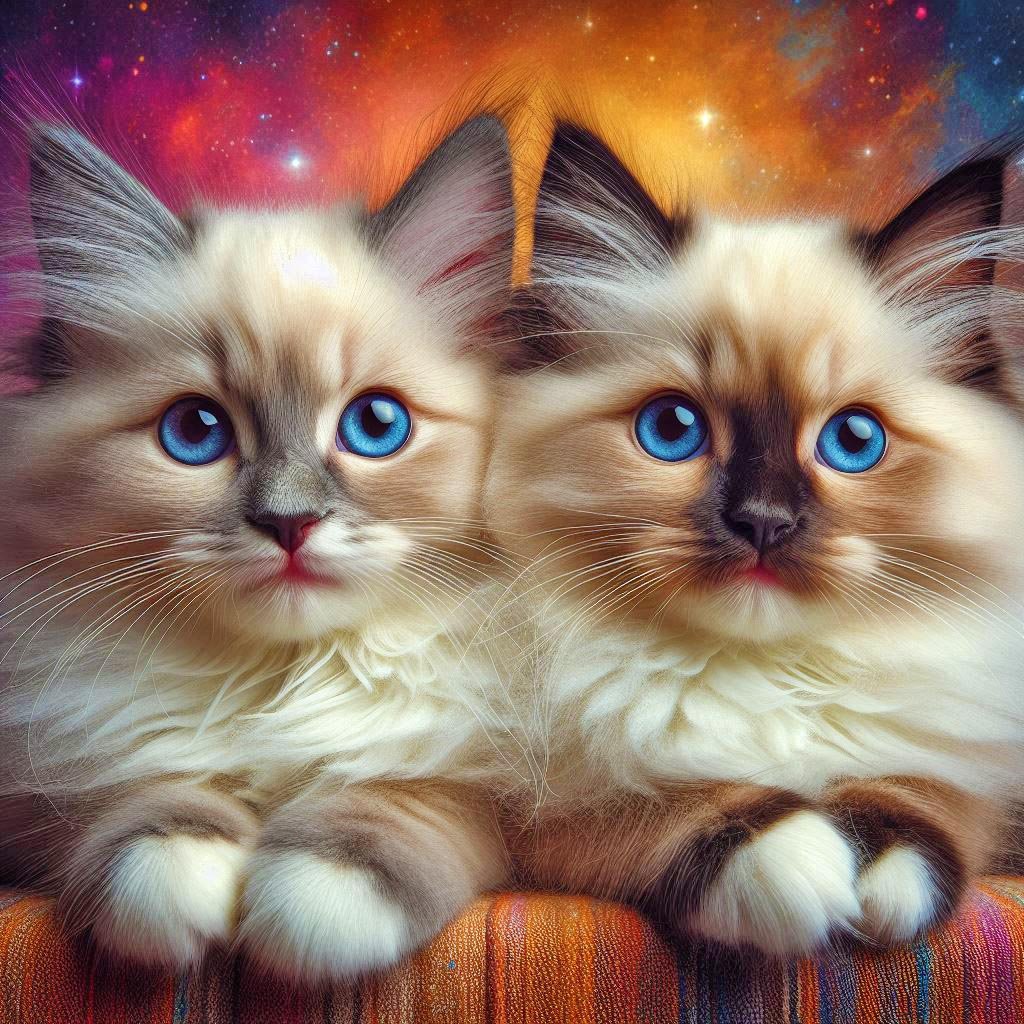 Solve ragdoll kittens siblings Crystal and Max jigsaw puzzle online ...