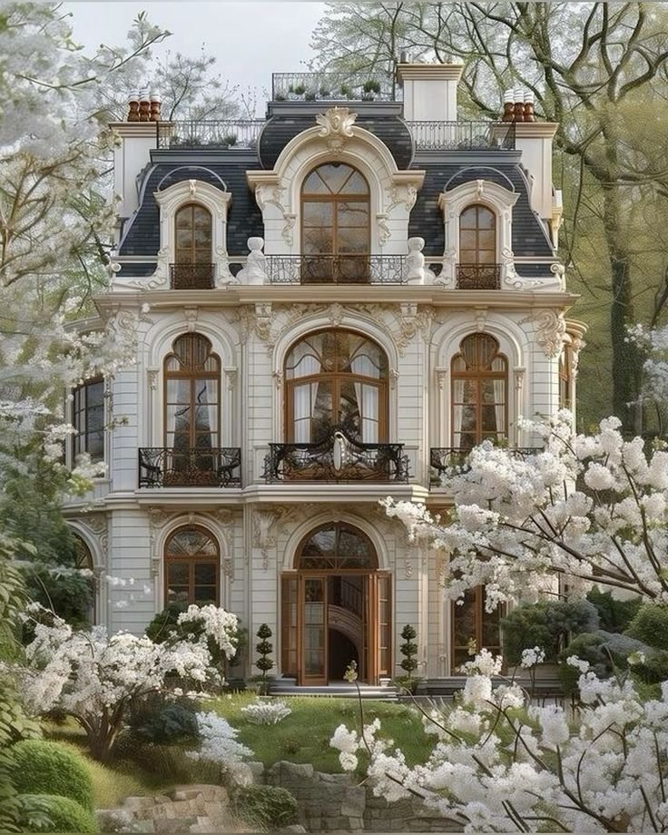 Solve French Country Style Home jigsaw puzzle online with 42 pieces