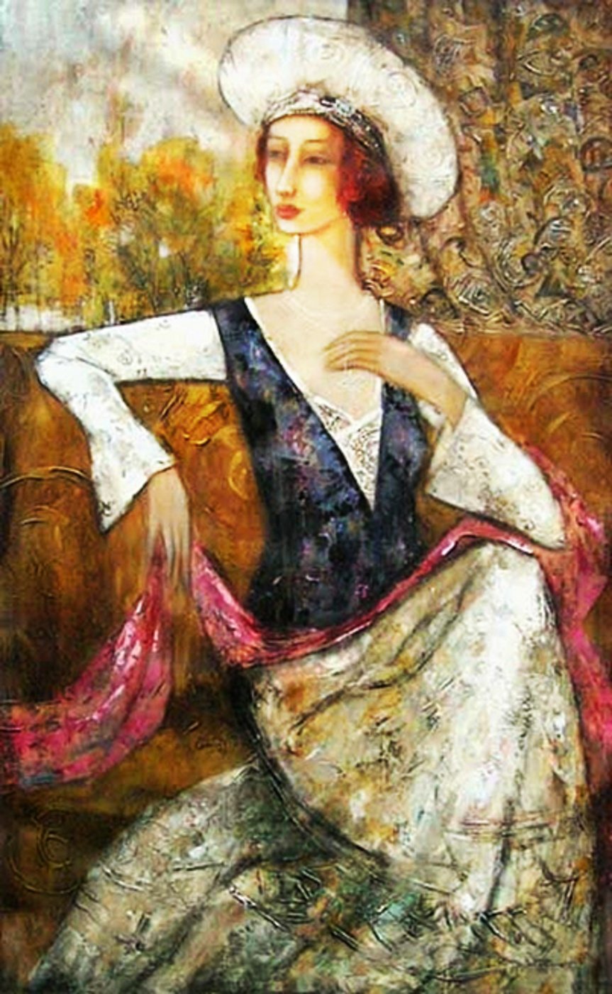 Solve Lady in Beautiful Dress Attire Ludmila Curilova (Active in