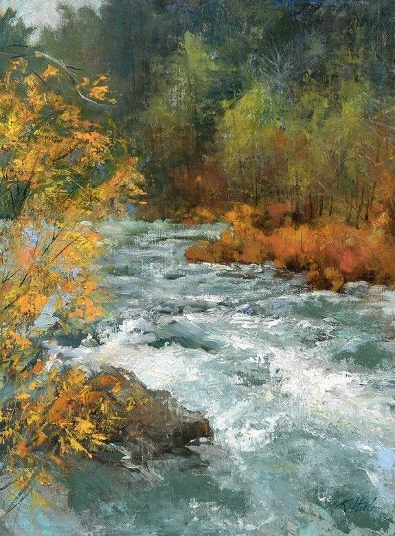 Solve Divoká řeka jigsaw puzzle online with 70 pieces