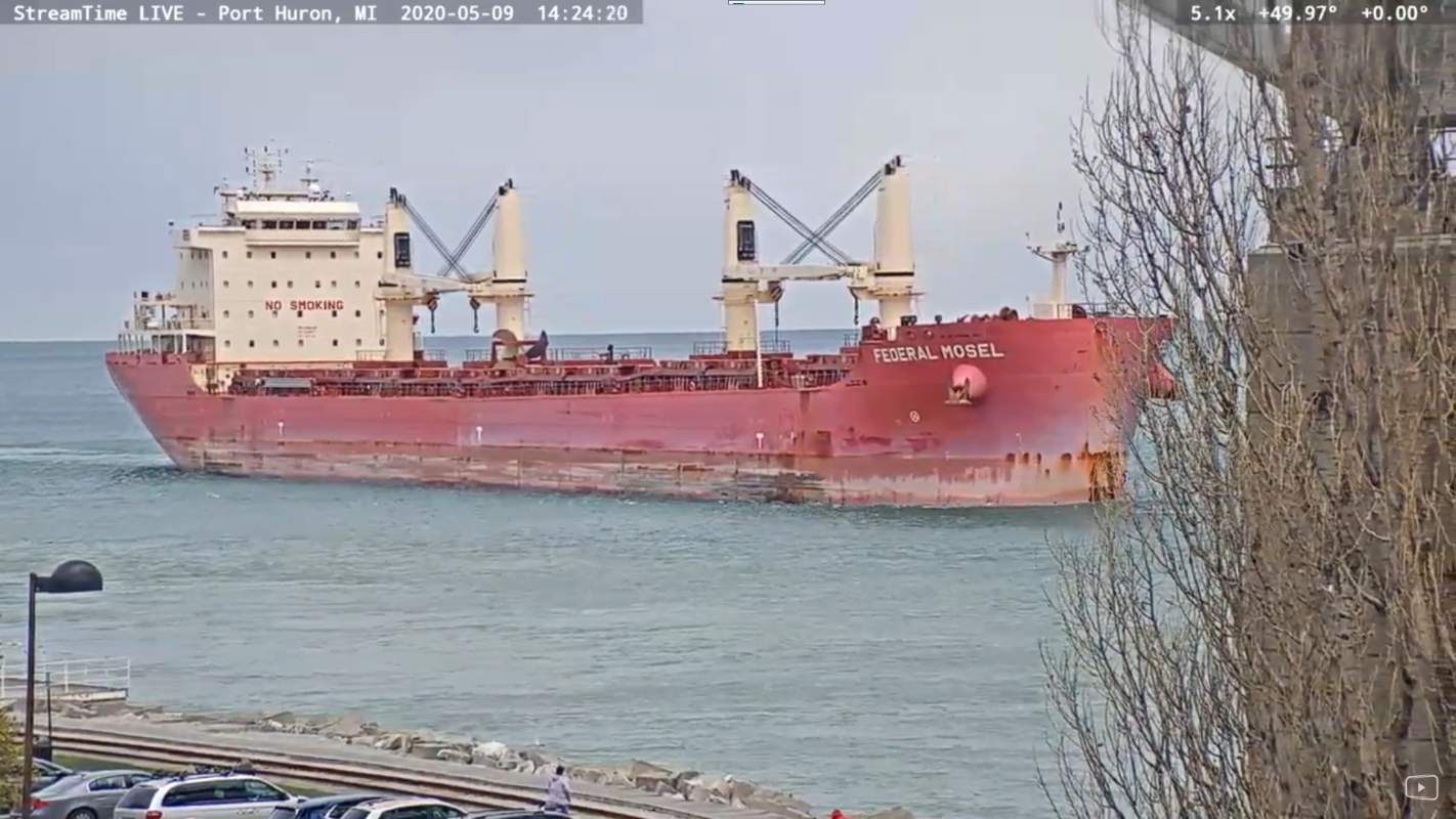 Solve Federal Mosel OceanGoing Freighter Port Huron, MI (202005