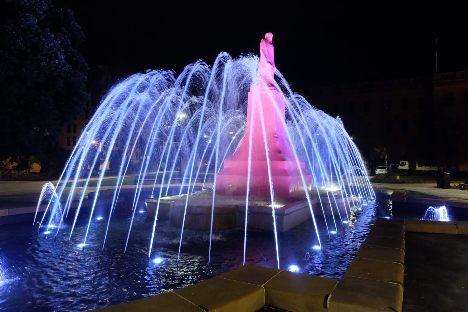 Solve Dressed up fountain, Hobart, Tasmania, Australia jigsaw puzzle
