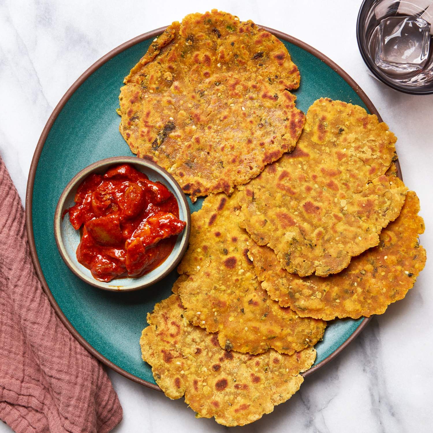 Solve Sour Cream Thepla Gujarati Flatbread jigsaw puzzle online with 144 pieces